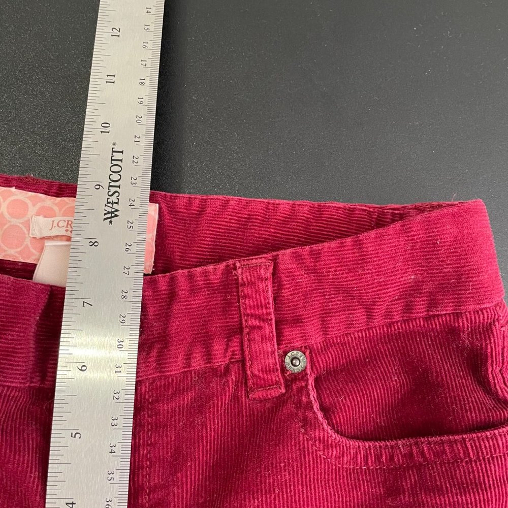 J.Crew Women's Size 0R Red Corduroy Bootcut Pants - Picture 4 of 14